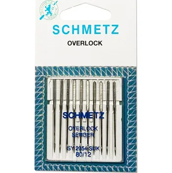 Příslušenství k šicímu stroji jehla Schmetz 2054/80 SUK pro starší overlocky Singer