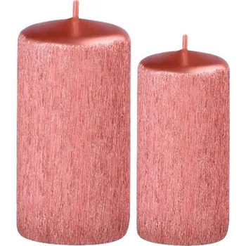 Emocio Svíčka, válec drápaný měděný Velikost: 60x120 mm