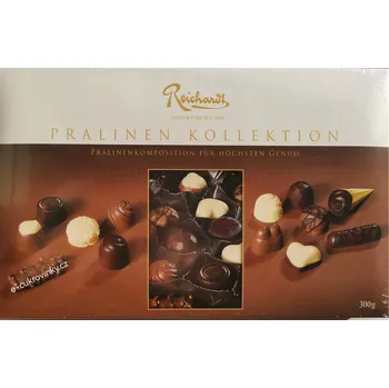 Bonboniéra Bonboniéra REICHARDT 300 g kolekce pralinek (Značková pralinková bonboniéra Stollwerck)
