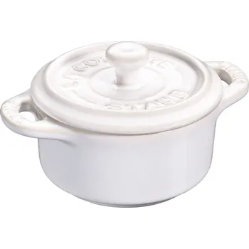 Hrnec Staub Cocotte Mini keramická zapékací forma 10 cm/0,2 l, slonová kost, 40511-997