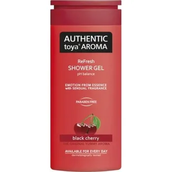 Mýdlo Gel sprchový AUTHENTIC, 400 ml, černá třešeň