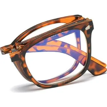 Brýlová obroučka Skládací brýle proti modrému světlu - Leopardí vzor
