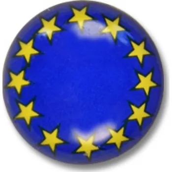 Odznak (pins) 9mm kulatý vlajka Evropská unie (EU) - barevný