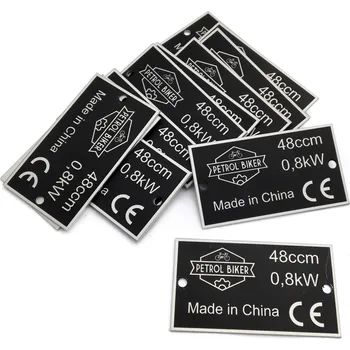 Elektrokoloběžka Štítek motoru na motokolo 49ccm