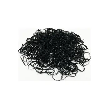 Černé gumičky malé 300 ks/bal