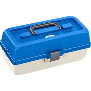 Rybářský kufr Plastica Panara Plastica Panaro rybářský kufřík 118/ 2-patrový bílo-modrý