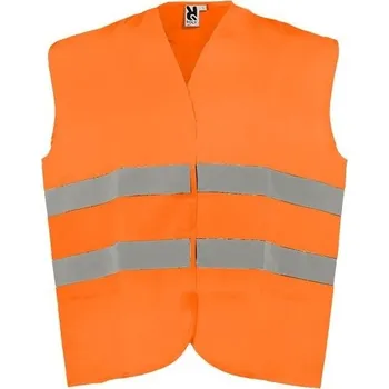 pracovní vesta ROLY Vesta SIRIO reflexní, bezpečnostní E5063-223-XL/XXL XL-2XL Oranžová