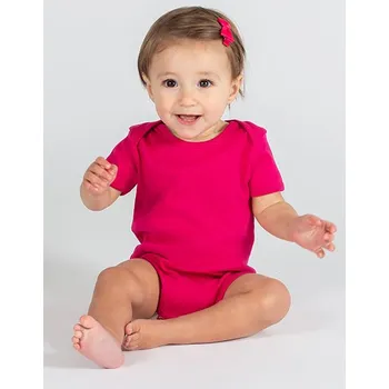 Kojenecký body Dětské body s krátkým rukávem LW055 (Contrast Long Sleeved Sleepsuit )