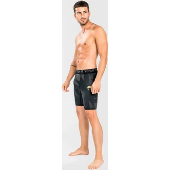 Pánské kompresní šortky vale tudo Venum Razor - Black/Gold Velikost: S