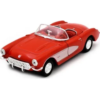autíčko Welly Chevrolet Corvette convertible (1957), Červená 1:34-39