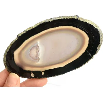 Přírodní kámen Achát plátek z Brazílie 79g