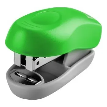 EASY Mini plastová sešívačka, 8 listů, zelená