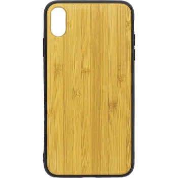 Pouzdro na mobilní telefon Dřevěný kryt pro iPhone XS MAX Barevná varianta: Bambus