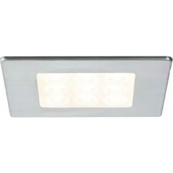 Bodové svítidlo Nábytkové zápustné svítidlo Micro Line hranaté PIR ušlechtilá ocel, 3ks 93558