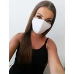 Bílá sportovní rouška na obličej s vyměnitelným filtrem, Velikost respirátoru Pánská velikost