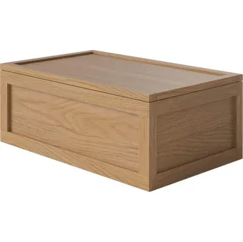 Organizér oblečení Bolia Dřevěný box Norie Storage Wood, oiled oak
