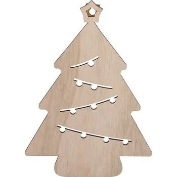 Vánoční světelná dekorace Solight 1V260 stromek 24 LED teplá bílá