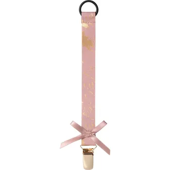 klip na dudlíky Bjällra of Sweden Klip na dudlík Pink Golden