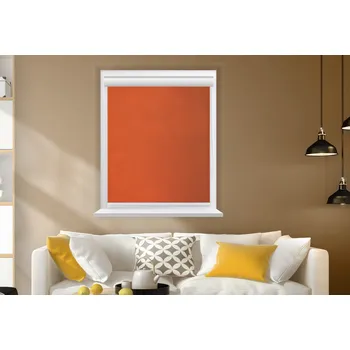 Roleta Rolux Vnitřní zatemňující roleta Color hit Oranžová (NEW YORK 7400), 1100 mm, 600 mm