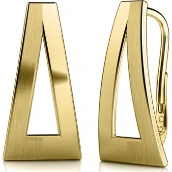 Náušnice Netradiční zlaté náušnice Lira II Materiál šperku: Žluté zlato