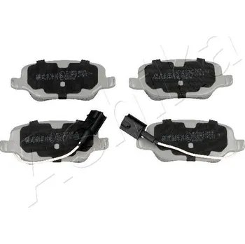 Brzdová destička Sada brzdových destiček, kotoučová brzda ASHIKA 51-00-0206