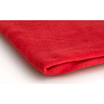 Látka Microfleece Červený