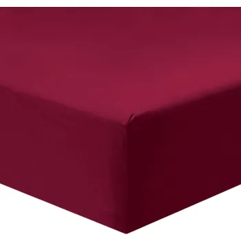 Prostěradlo Prostěradlo jersey bordó TiaHome 140x200cm