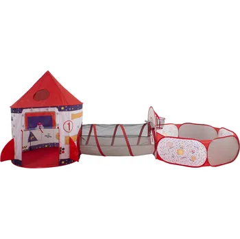 Dětský stan Aga4Kids Dětský hrací stan s prolézacím tunelem