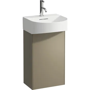 Koupelnový nábytek Laufen Sonar Skříňka pod umyvadlo, 1 dvířka, závěsy vpravo, pro umývátko H815341, titan
