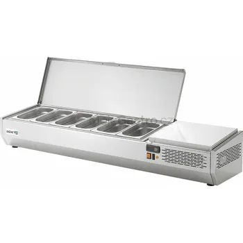 Pizza chladící pultová vitrína Asber GVL-150 (GN1/4)
