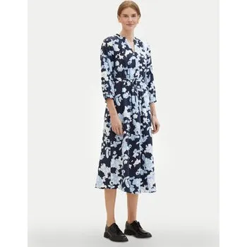 Dámské šaty Tom Tailor Košilové šaty 1040361 Modrá Regular Fit 38