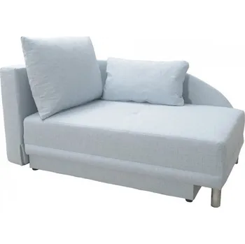 Pohovka Rozkládací pohovka, světlemodrá látka, levá, LAUREL