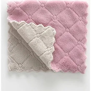 Utěrka Superabsorpční mikrovláknové utěrky na nádobí | 12ks - Šedofialová