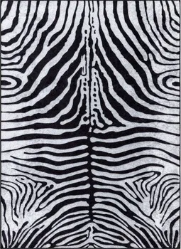 Koberec Miro kusový koberec 51331.803 zebra/černý 80 x 150 cm