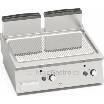Kuchyňský gril Plyn. grilovací plotna Bertos SG7FL8B-2/CPD
