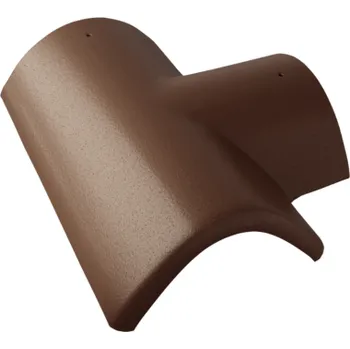 Betonpres Hřebenáč rozdělovací T 205 pravý EXCLUSIV tmavohnědá