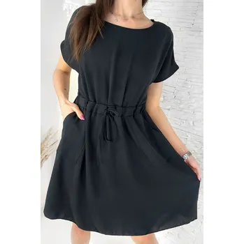 Dámské šaty Italian style Černé šaty 0124B Velikost: XS-M