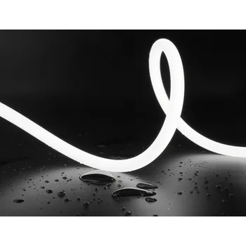 LED páska Ledshopik LED neon bílý - R13 | 9W | 24V | IP65 | výroba na míru | - DENNÍ BÍLÁ - 4000K
