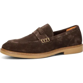 Pánské mokasíny Robel pánské semišové mokasíny - tmavohnědé