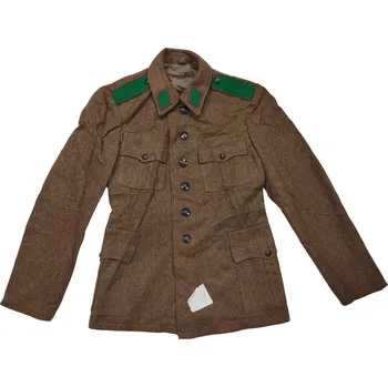 Dámské sako ARMÁDNÍ ORIGINÁL BULHARSKO Sako vlněné Bulharsko zelené výložky Velikost: I. B
