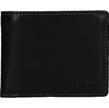 Peněženka Pánská kožená peněženka Lagen Palleto - černá