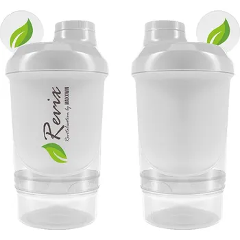 Shaker ŠEJKR REVIX 300+150 ML průhledná/bílá