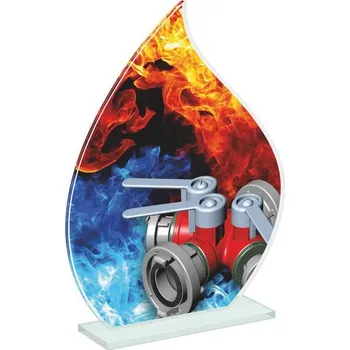 Skleněná trofej CRH20244M06 | Hasiči