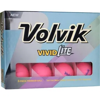 Golfový míček VOLVIK Volvik Vivid Lite golfové míčky Pink