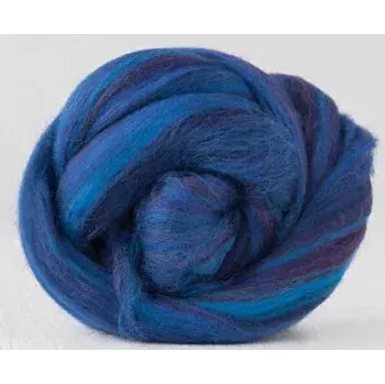 Ovčí rouno Ovčí rouno česané - tmavě modrý melír