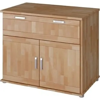 Komoda Komoda GAMA 2D Grand policová se zásuvkou, masiv buk cink, český výrobek