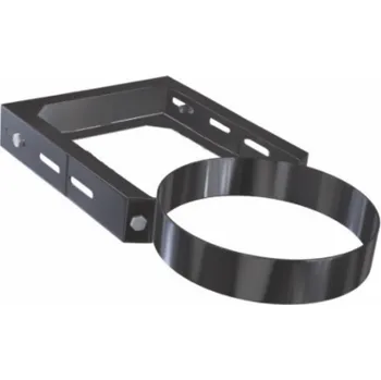 Komín CIKO Stěnový držák pro průměr 150 mm, odstup 115-162 mm, NEREZ lesklý plášť