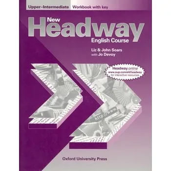 Učebnice New Headway Upper-Intermediate Workbook with key - John a Liz Soars [EN] (1998, Brožovaná bez přebalu lesklá, Oxford University Press)
