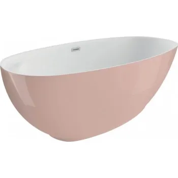 Vana Polimat Kivi volně stojící akrylátová vana 165x75, růžová