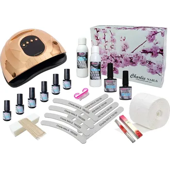 Charlie Startovací sada na gel lak nehty LED 150W